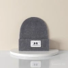 Autumn double-layer warm thickened knitted cap, unisex cold cap, European and American brim woolen cap wholesale knitted cap, solid color knitted cap Hat152323349 Specification image